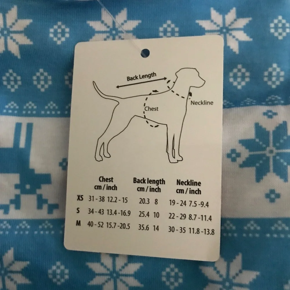 Pet Central Reindeer Dog Pajama NEW For sale Size M-14”/35.56cm